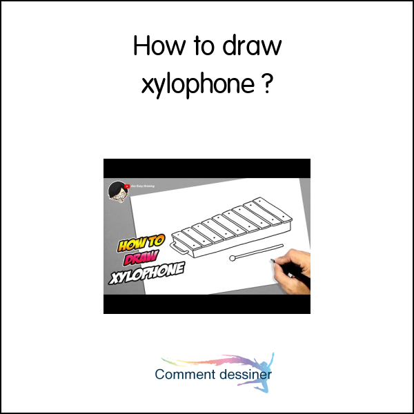 How to draw xylophone